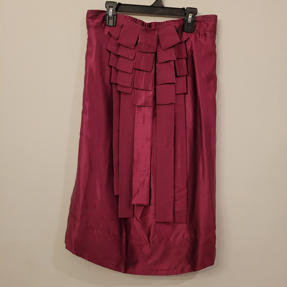 French Connection Dresses & Skirts - French Connection Silk Maroon Sleeveless Dress Size 2